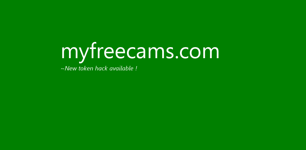 MYFREECAMS TOKEN HACK